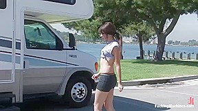 Amatuer Hottie, Coco Velvet, Is Shag Stop Number 1 On The Rv Roadtrip – Kink