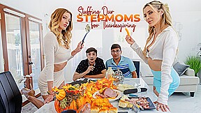 Stuffing Our Stepmoms For Thanksgiving – S2:E9 – Aiden Ashley, Barbie Feels, Max Fills, Ricky Spanish – Momswapped