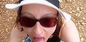 pipé par une garce en promenade