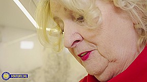 25 Year Old Exchange Student Gets To Fuck The Very Horny And Curvy 74 Year Old Grandma Noretta