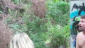 Sadistic dirt play in the woods by Femdom Austria