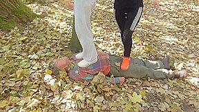 The old trampling mat by Femdom Austria