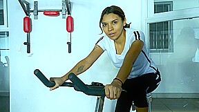 Mexican latina MILF likes to work out in the gym or the bedroom