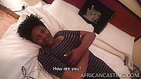 Busty Ebony Vanessa Takes White Cock