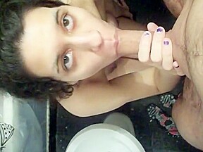 My girlfriend suck my dick deeptroath cum her face n shallow