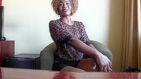 Young Black Booty Sucking Huge White Cock