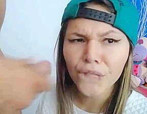 Andrea sex enjoying the sex threesome while cuckold happy