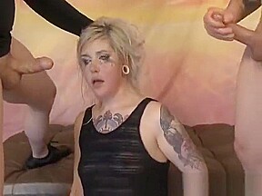 Ada Bomb In Blonde Dirtbag Cock Slammed In To Her Face On Floor