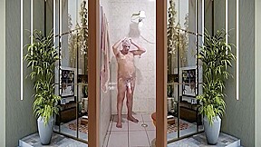 Meu Banho Gostoso Com o Pau Duro 004