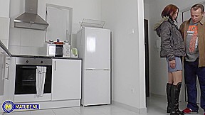 Viana Is A 55 Year Old Skinny Cougar Who Fucks A Stranger At His Home After A Short Encounter