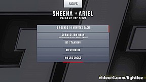 Ariel X vs Sheena Wrestler – EvolvedFightsLez