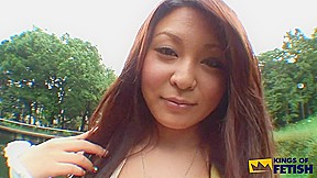 Japanese Girl Masturbates With Toy In The Public Toilet And Gets Her Pussy Railed In The Club