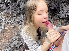 Young Sucked Clients Cock And He Covered Her Whole Face With Cum!