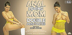Anal Loving Mom Kate Jones Gets Double Penetrated In Rough Threesome