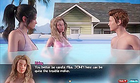 Treasure Of Nadia Bikini Party In The Back Yard Ep39