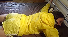 Get 2 Archivevideos With Lucy Enjoying Bondage In Her Shiny Nylon Shorts