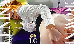 My Very Ginger Secretary Takes My Cock – Office Sex Glasses