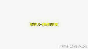 Video game night ends up with cum on titties – FunMovies