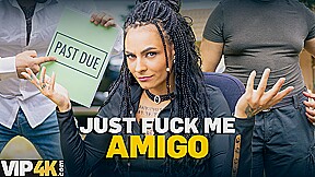 VIP4K. Babe with pierced nipples and tattoos fucks in the woods