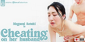 Megumi Satuki Is A Japanese Milf Who Cheats On Her Husband With A Strapping Young Lad