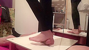 Cock and ball trample crushing – stomping