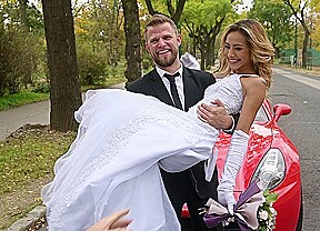 Almost Married Veronica Leal Cheats At The Alter Before Taking A DP Slamming GP2563