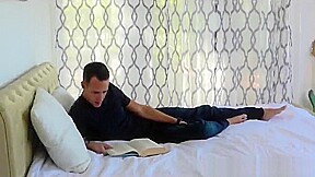 Aussie Step mom teaches how to lick pussy