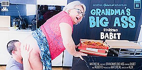 Curvy Big Breasted And Big Booty Grandma Babet Gets Fucked