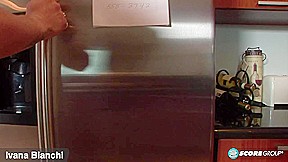 Ivana, 25, is a housewife taking porno cock for the first time in the kitchen. – Ivana Bianchi and J.T. – NaughtyMag