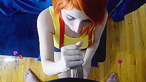 Misty Cosplay Blowjob