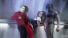 Parody Dc Xxx – Anal Threesome In Gothams Tunnel