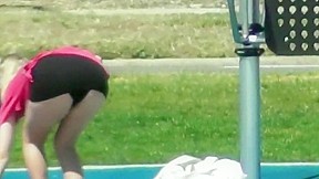 SOME GIRLS SHOULD BE CAREFUL EXERCISING OUTDOORS