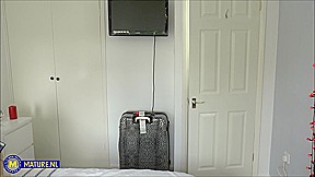 Valentino Bianco Is An Italian Au-Pair To Help Out Gilf Lacey Starr… Eating Out Her Pussy That Is