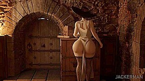 dinner-at-castle-dimitrescu- Jackerman resident evil