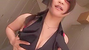 Exotic Japanese whore Yuu Haruka in Amazing Secretary, Big Tits JAV movie