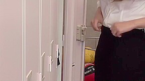 Horny Japanese chick Hitomi Kitagawa, Anna Momoi in Crazy Masturbation, Changing Room JAV clip