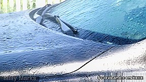 The Milly Marks boobular car wash – Milly Marks – Scoreland2