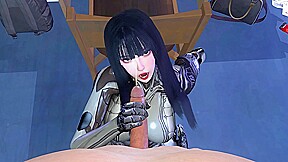 3D Asian MILF with Cosplay Costume Have a Hardcore Sex