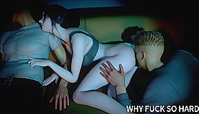 3D Big Ass Asian Babe Wife Cheating with Big Cock at Home