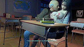 3D Big Boobs College Slut Got Fucked by Her Old Teacher