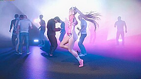 3D Blonde Asian Stripper Naked Her Skinny Body Got Fucked so Hard