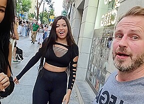 Hot Trio For Lost Tourist With Asia Vargas And Camila Palmer