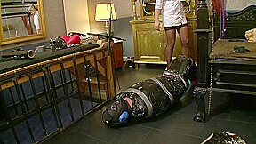 Humiliating hanging out and wrapped in foil