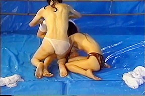Oiled Japanese Catfight