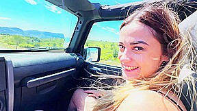 On a car ride, Marta asks for a hard break… – Jacquie et Michel TV