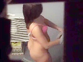 super hot solarium changing room spy girl 2