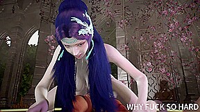 3D Big Boobs Slut Asian Whore Cheating with Big Cock