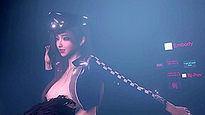 3D Big Boobs Stripper Have Blowjob Sex with Big Cock