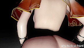 3D Cute Cosplay Slut Wearing Hot Lingerie Got Fucked so Hard