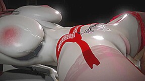 3D Horny Slut Slave Teasing Her Big Dick Master to Fuck Her Pussy